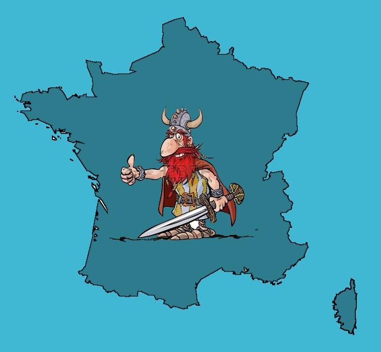 Carte de France des sites Historiques.