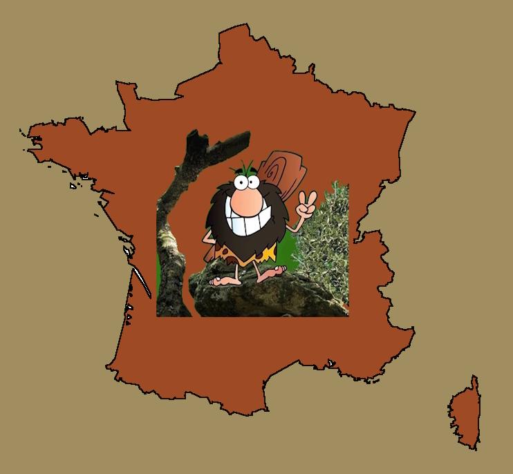 Carte des mégalithes du Morbihan.