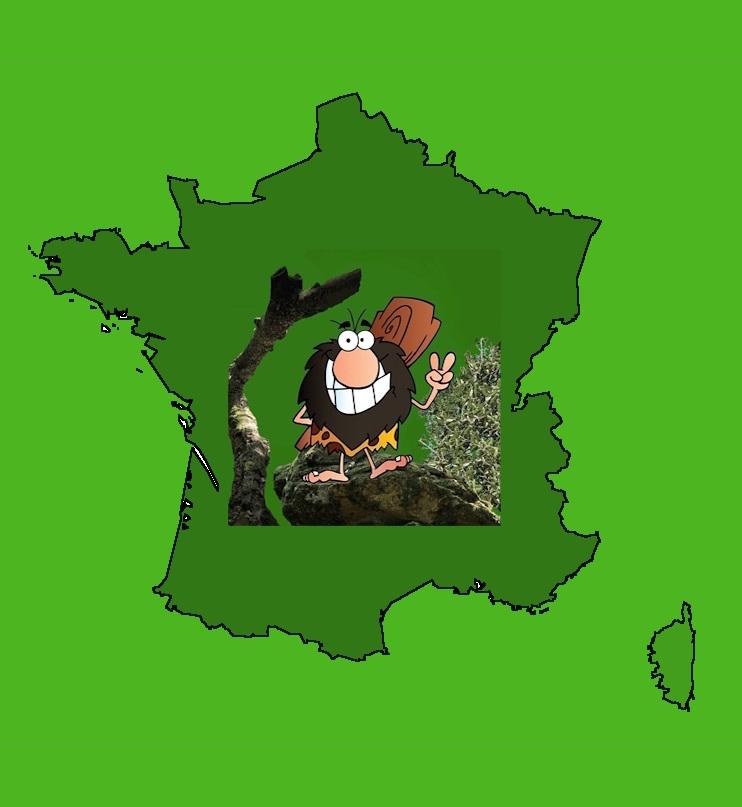Carte de France des Châteaux.